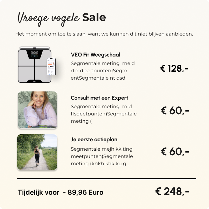 VEO Fit weegschaal